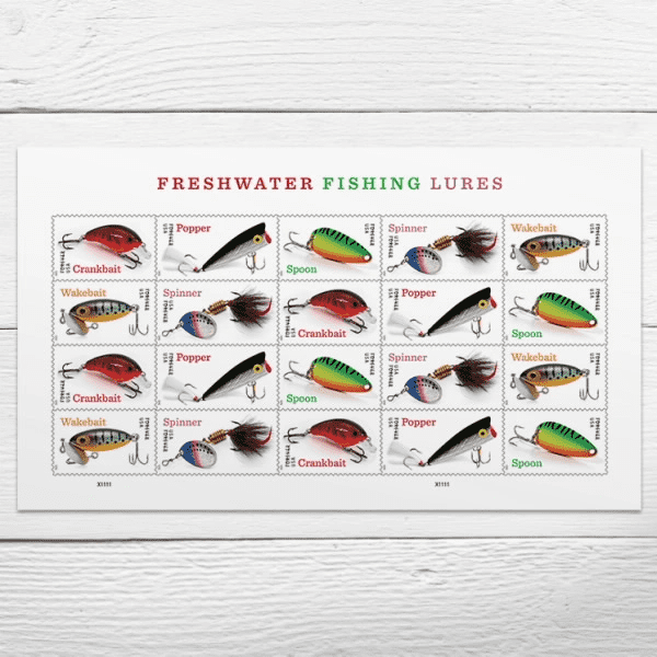 2025 Freshwater Fishing Lures Stamps