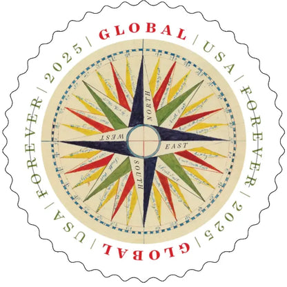 2025 Global1794 Compass Rose Stamps