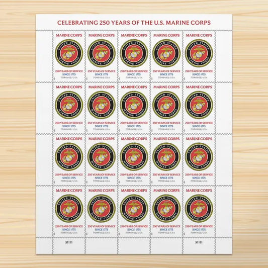 2025 U.S. Marine Corps 250th Anniversary Commemorative Stamps