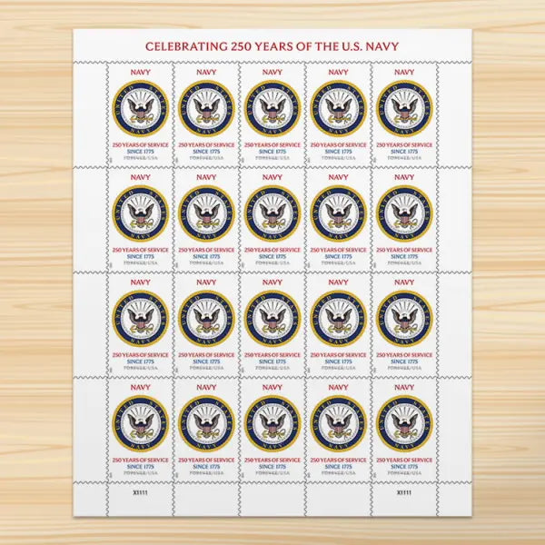 2025 U.S. Navy 250th Anniversary Commemorative Stamps