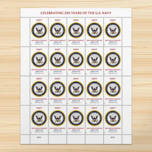 2025 U.S. Navy 250th Anniversary Commemorative Stamps