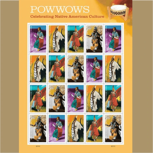 2025 Powwows Celebrating Native AmericanCulture Stamps