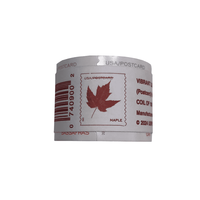 2025 Vibrant Leaves Postcard Stamps