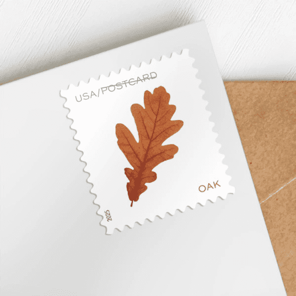 2025 Vibrant Leaves Postcard Stamps