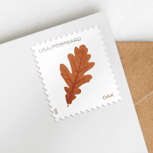 2025 Vibrant Leaves Postcard Stamps