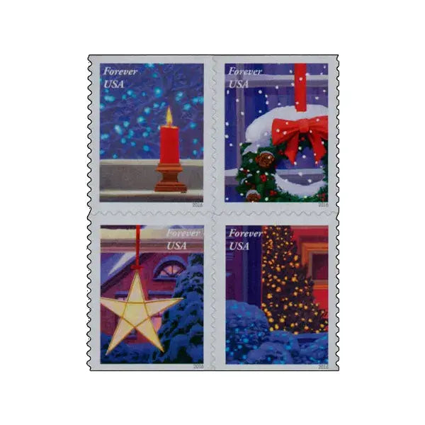 USPS 2016 Holiday Windows Forever-Stamp