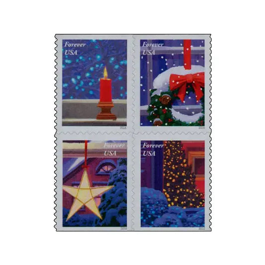 USPS 2016 Holiday Windows Forever-Stamp
