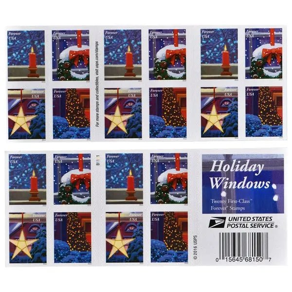 USPS 2016 Holiday Windows Forever-Stamp