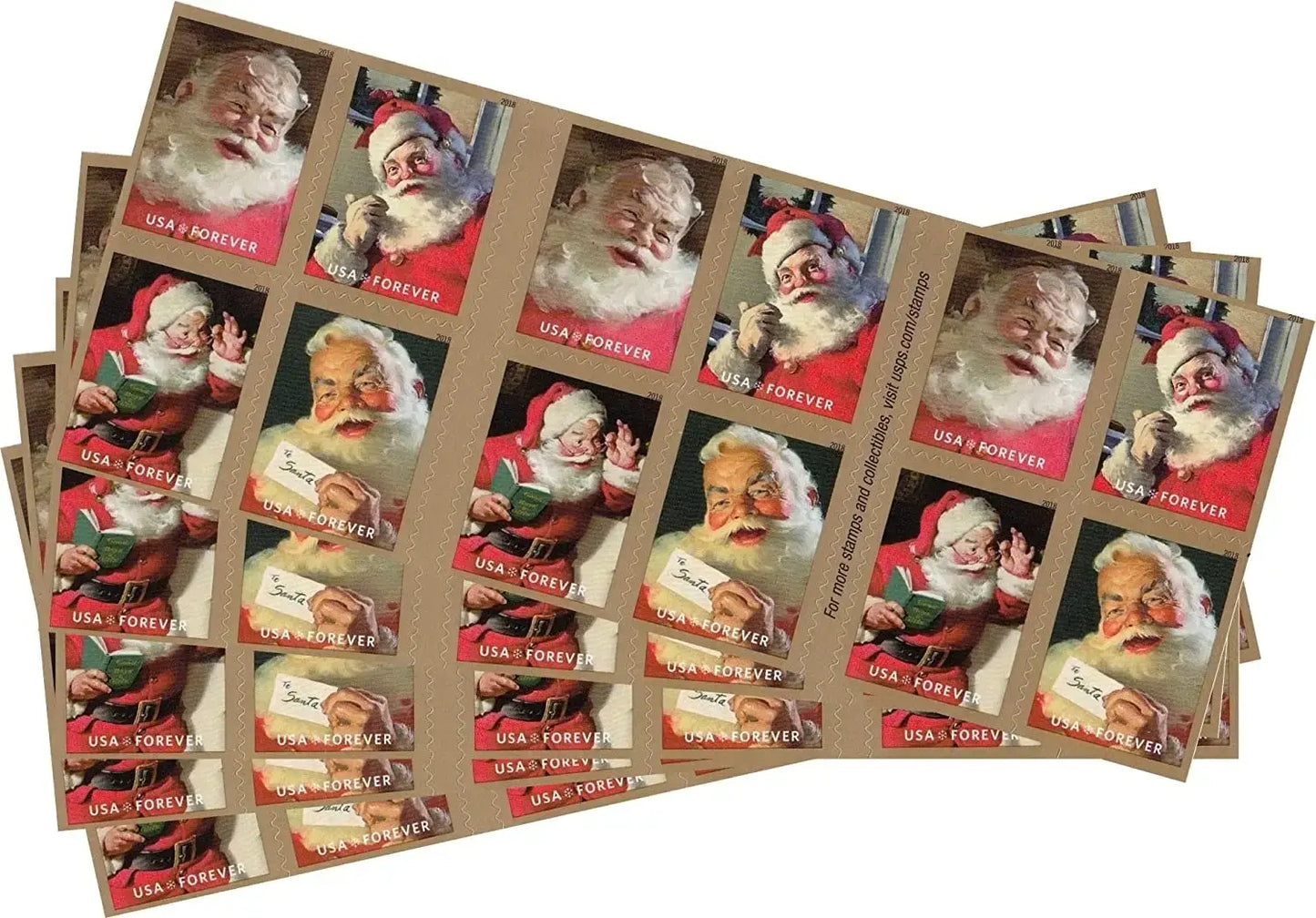USPS 2018 Sparkling Holidays Santa Forever Stamp