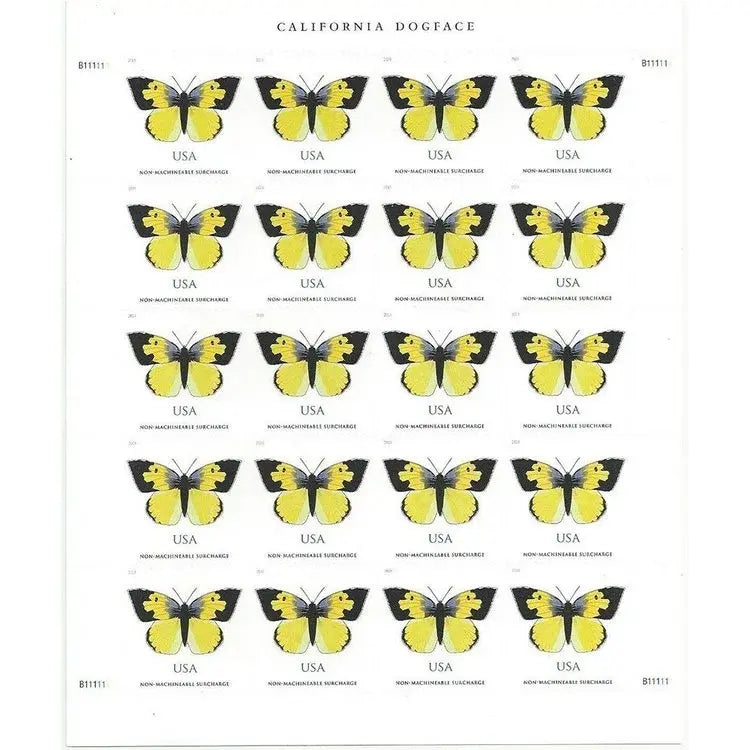 USPS 2019 California Dogface Butterfly Stamp