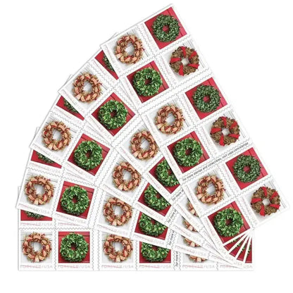 USPS 2019 Holiday Wreaths Forever Stamp