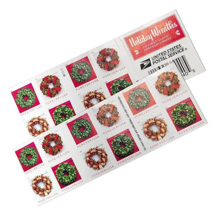 USPS 2019 Holiday Wreaths Forever Stamp