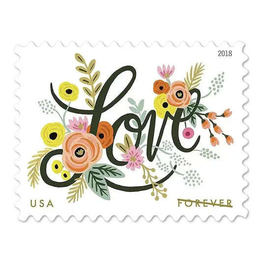 Love Flourishes Forever 2018 US Stamps