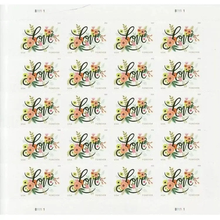 Love Flourishes Forever 2018 US Stamps