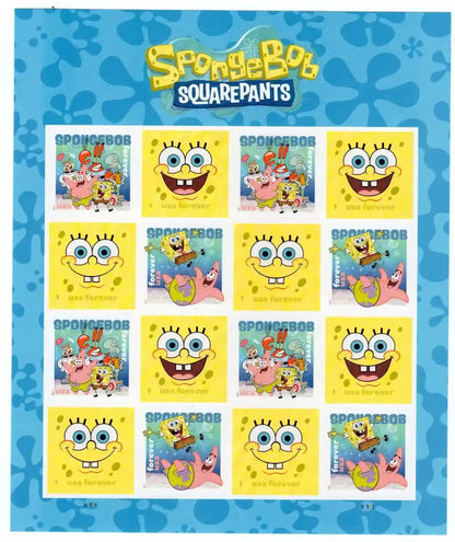 SpongeBob SquarePants 2025 U.S. Stamps