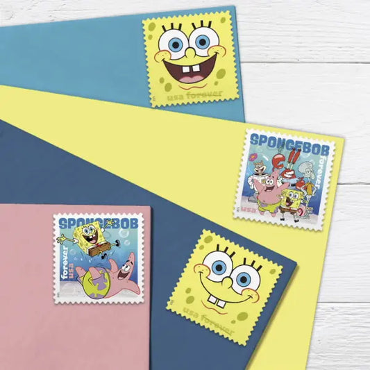 SpongeBob SquarePants 2025 U.S. Stamps