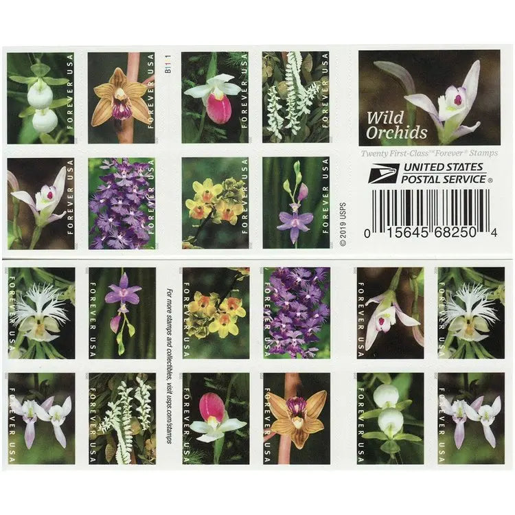 Wild Orchids Forever Postage 2020 US Stamps