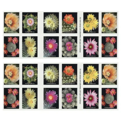 Cactus Flowers Forever First Class Postage 2019 US Stamps