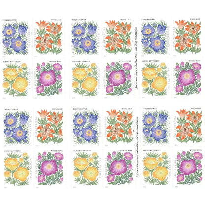 Mountain Flora First-Class Forever 2022 US Stamps