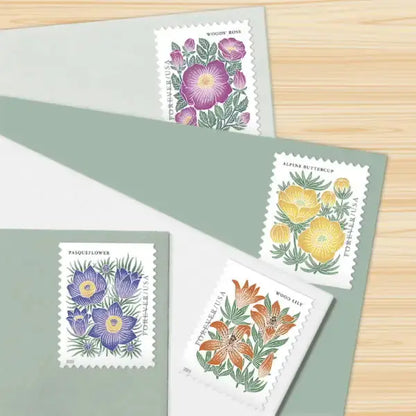 Mountain Flora First-Class Forever 2022 US Stamps