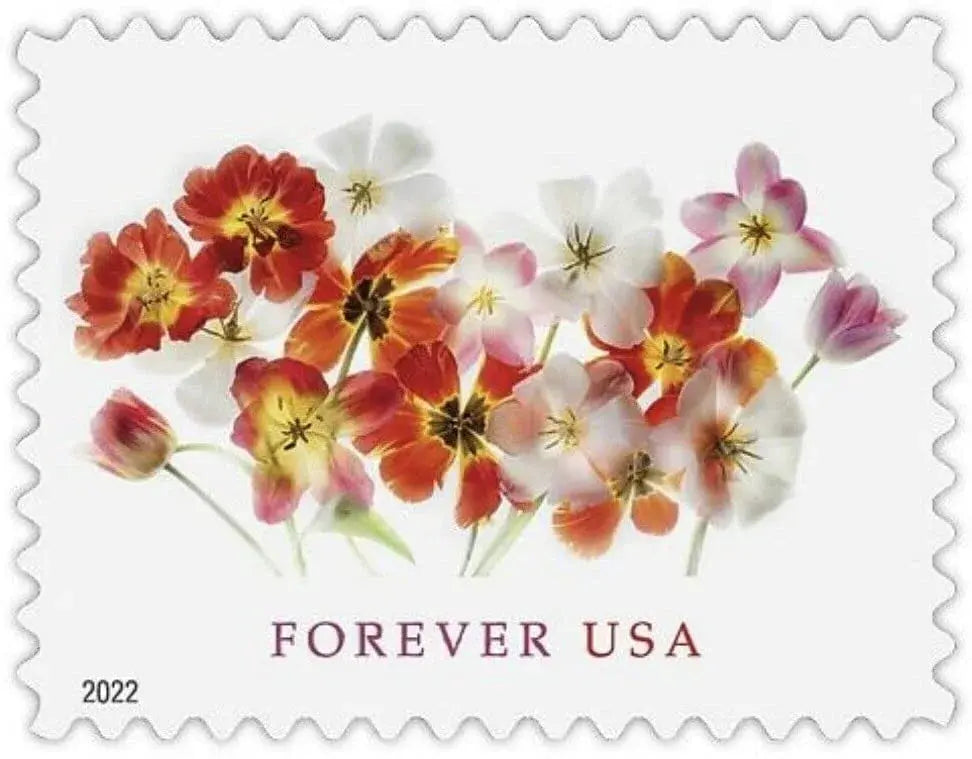 Tulips Forever First Class Postage 2022 US Stamps