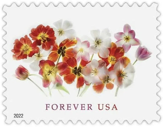 Tulips Forever First Class Postage 2022 US Stamps