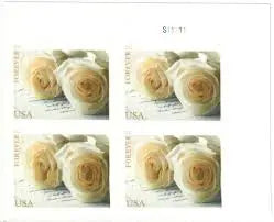 2011 US Wedding Roses Commemorative Forever  2011 US Stamps